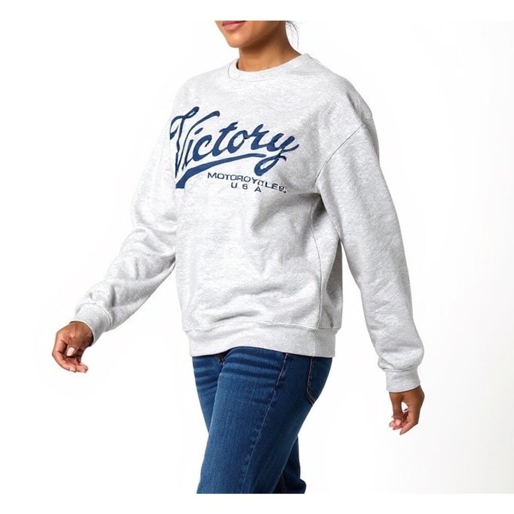 Vintage 90s Victory Motorcycles Sweatshirt Soffe USA Sz L